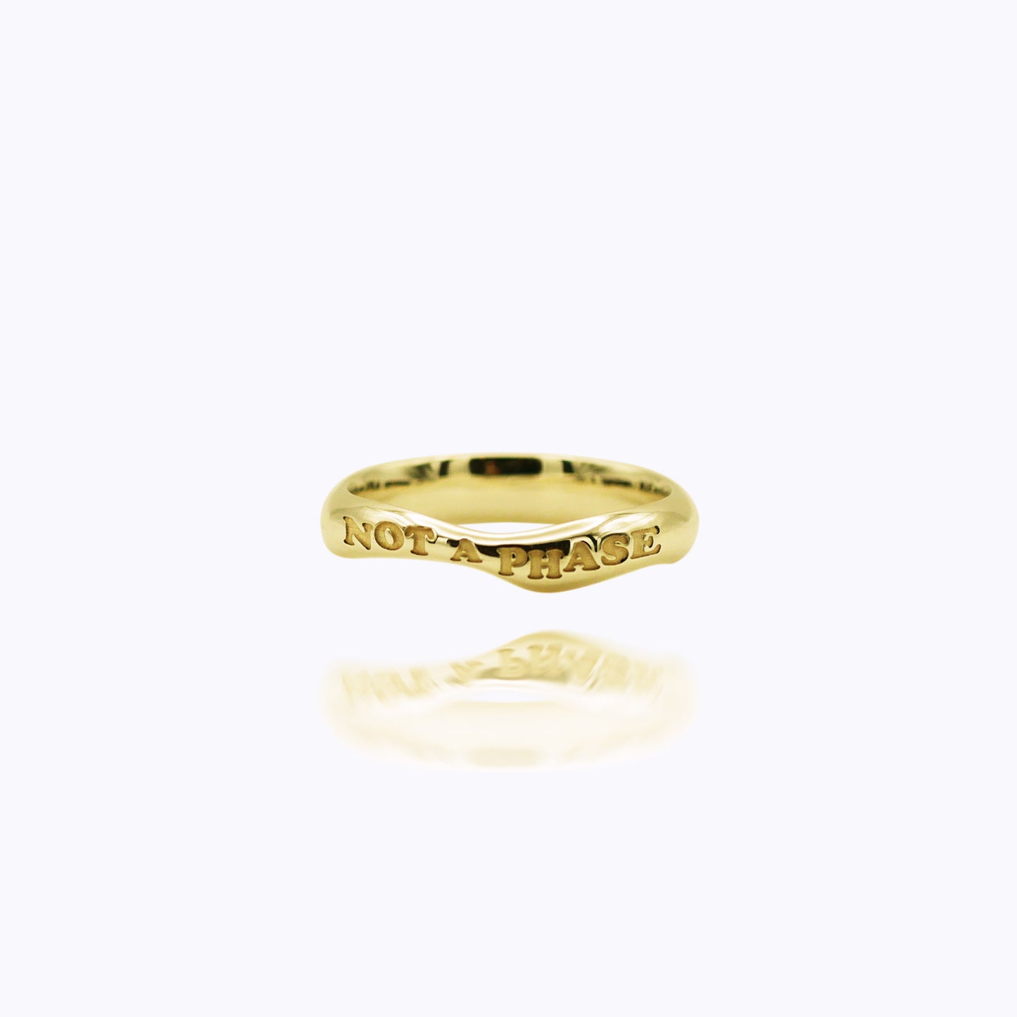 Statement Ring „Not a Phase“