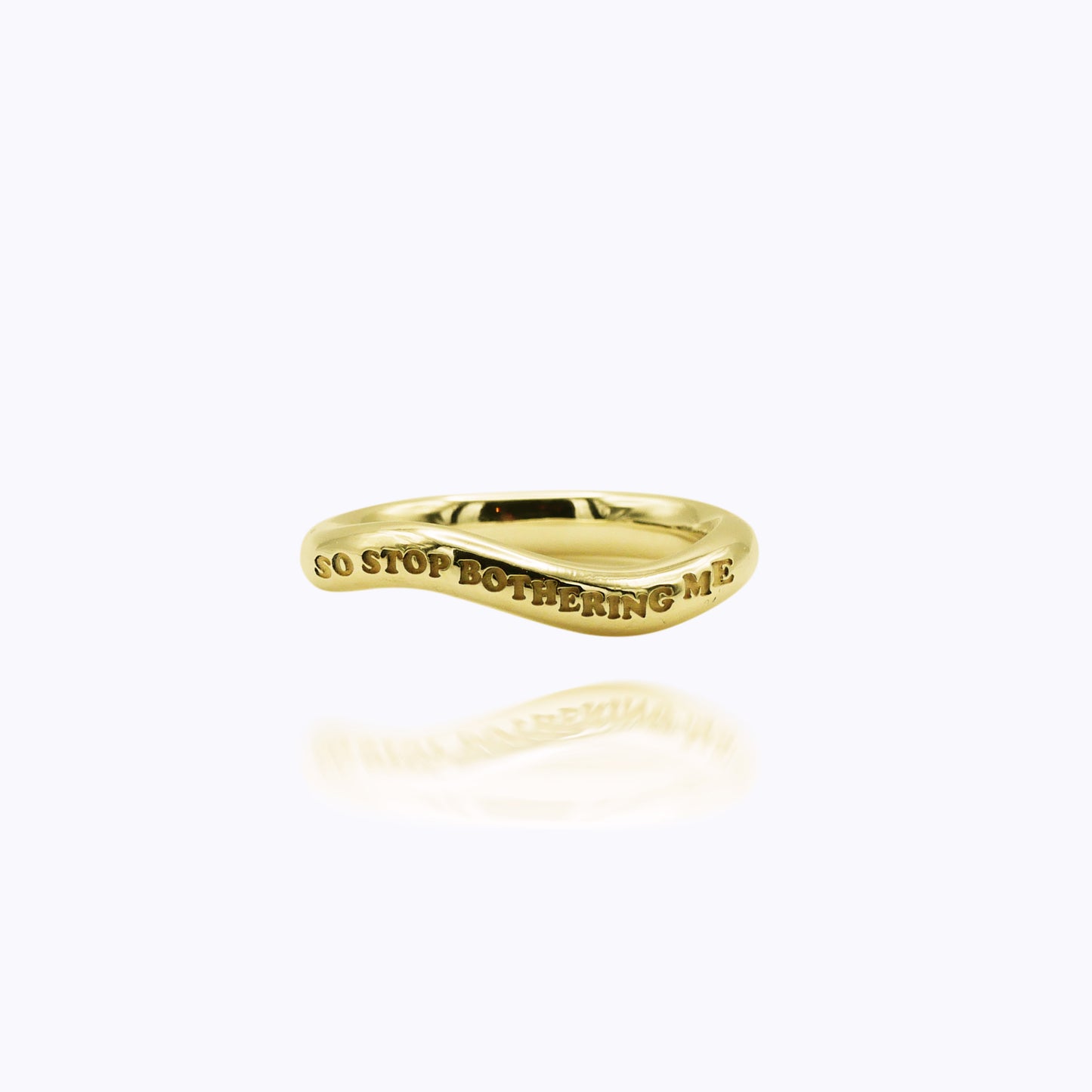 Dreiteiliger Stacking Ring - „PMSing“ Komplett Set