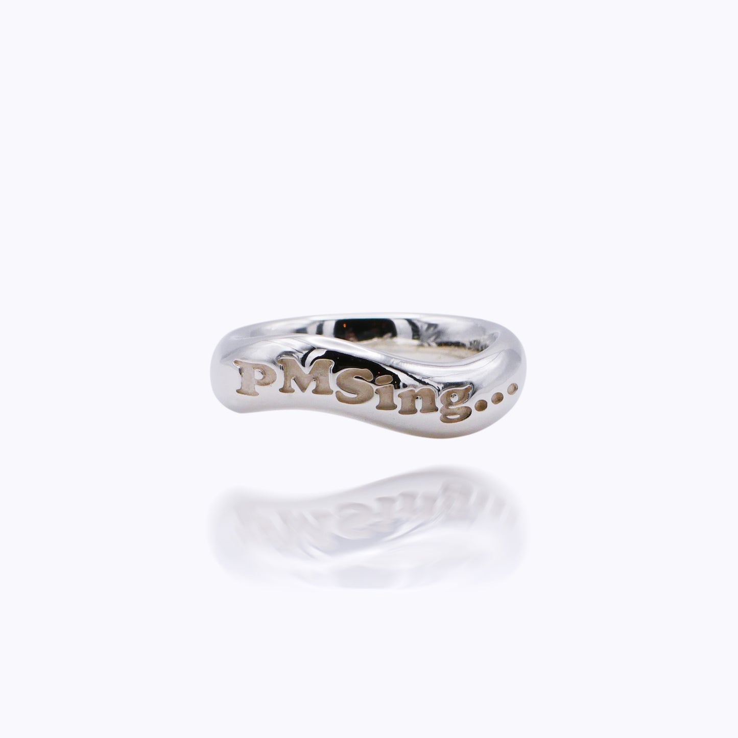 Statement Ring Silber PMSing