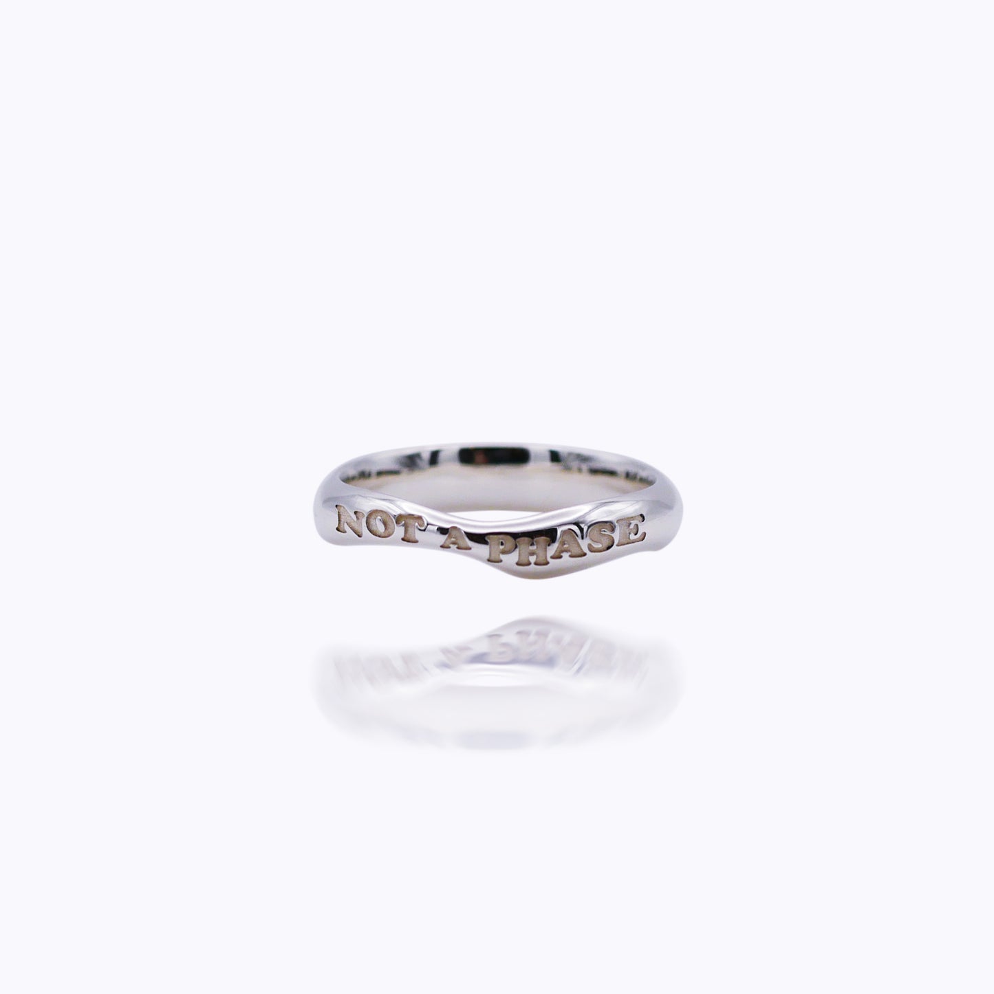 Statement Ring Silber „Not a Phase“