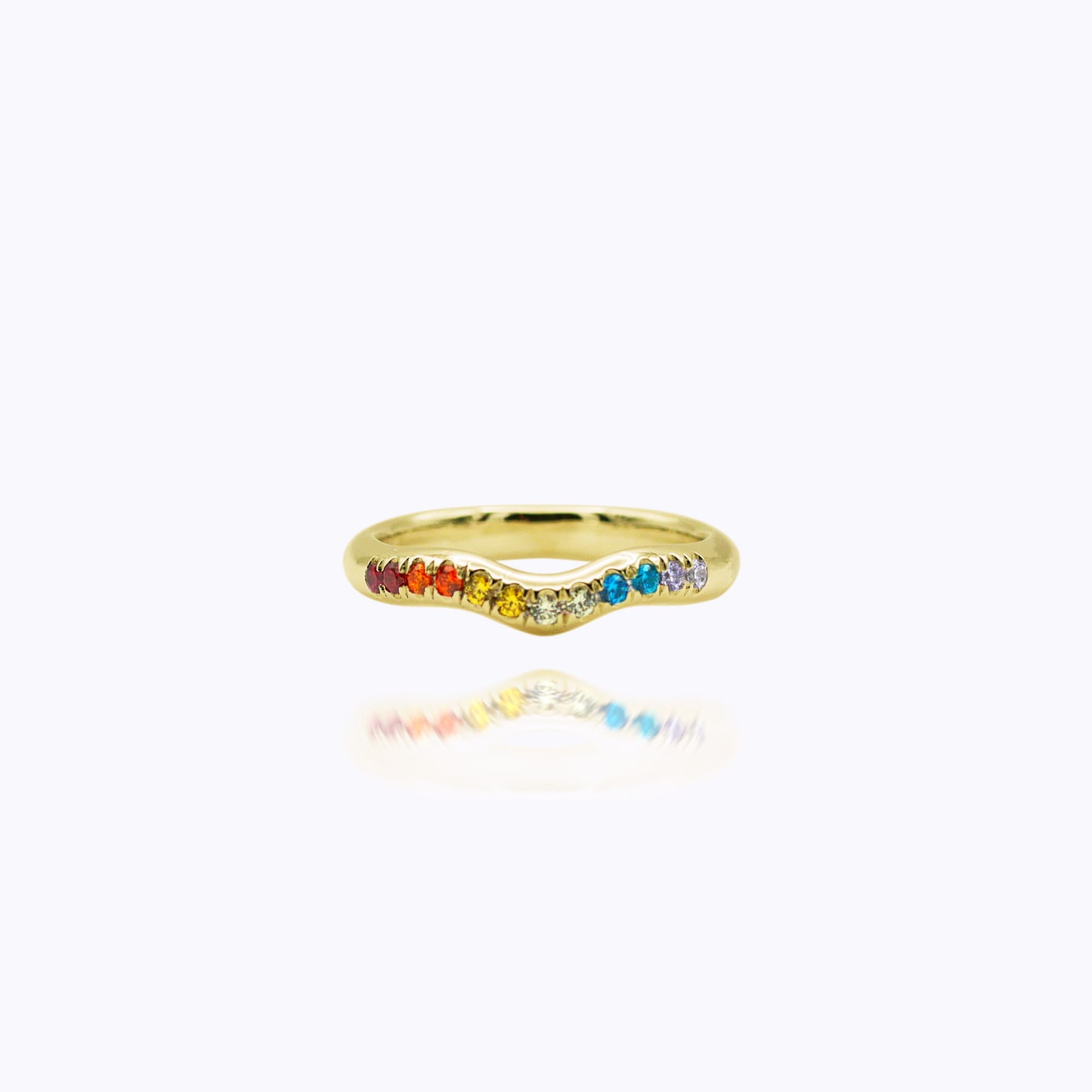 Rainbow Memoire Ring – „Proud as Fuck“