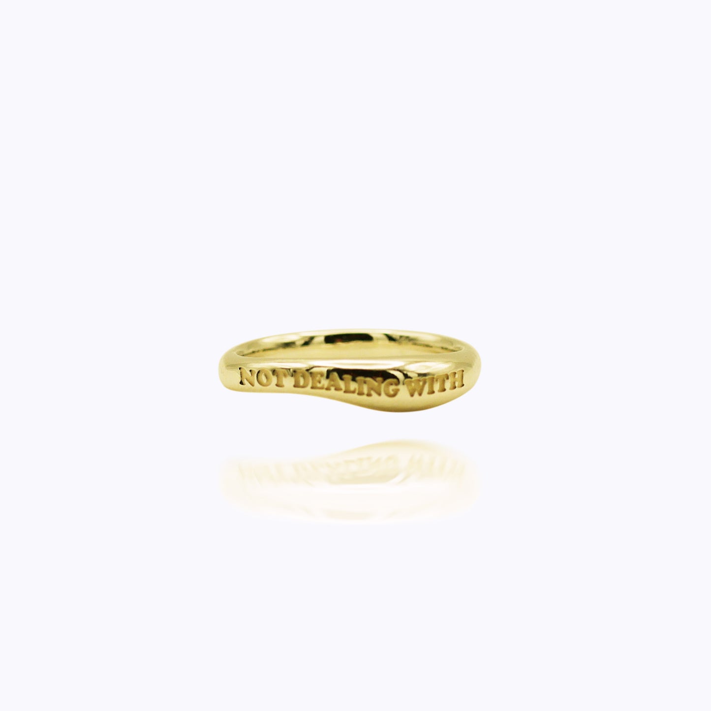 Zweiteiliges Stacking-Set – „Not dealing with idiots anymore“