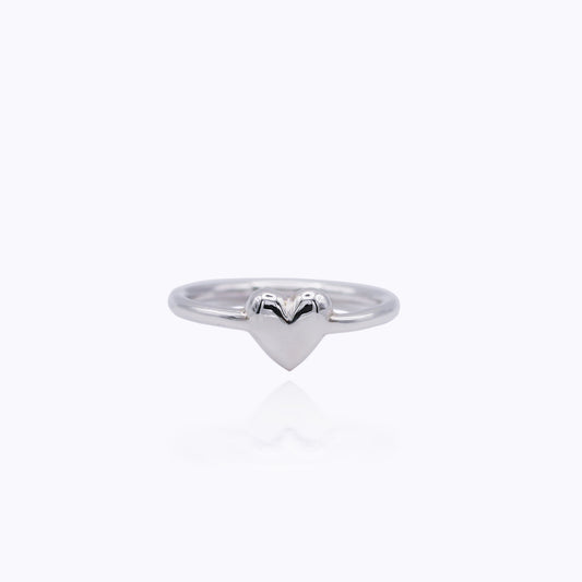 Pure Heart Ring Silber