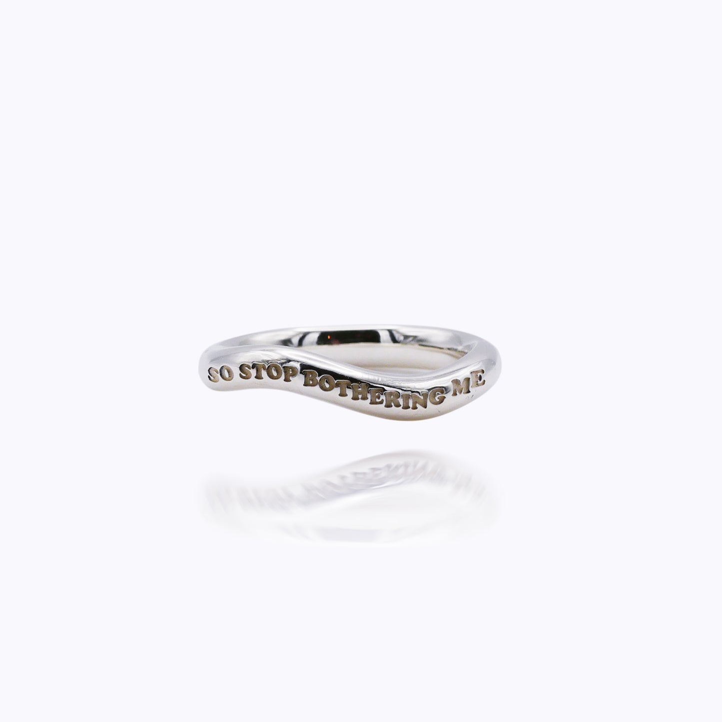 Zweiteiliger Stacking Ring – „PMSing“ Statement Set