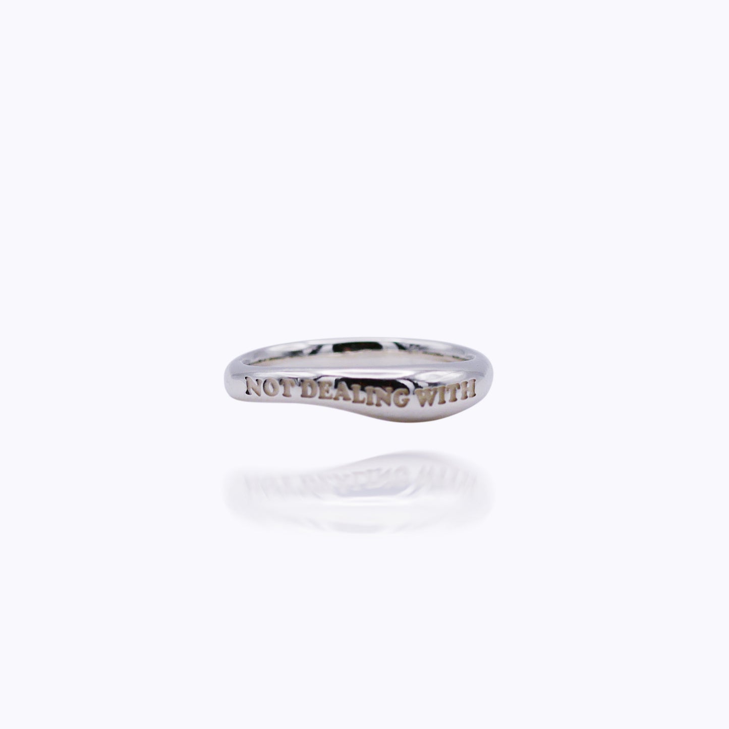 Zweiteiliges Stacking-Set – „Not dealing with idiots anymore“